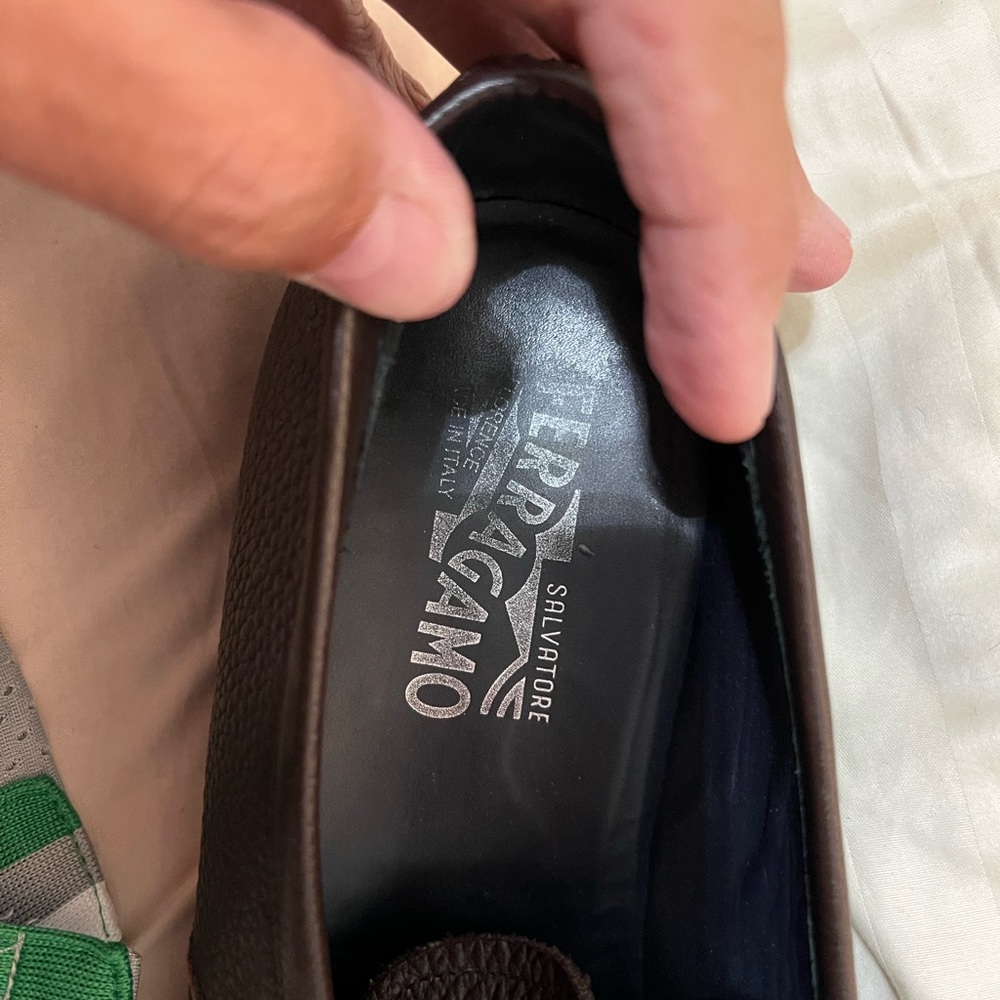 Pair of Salvatore Ferragamo shoes